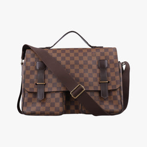 Secondhand Louis Vuitton BROADWAY EBENE Damier Canvas N42270 shoulderbag | stylenewstar