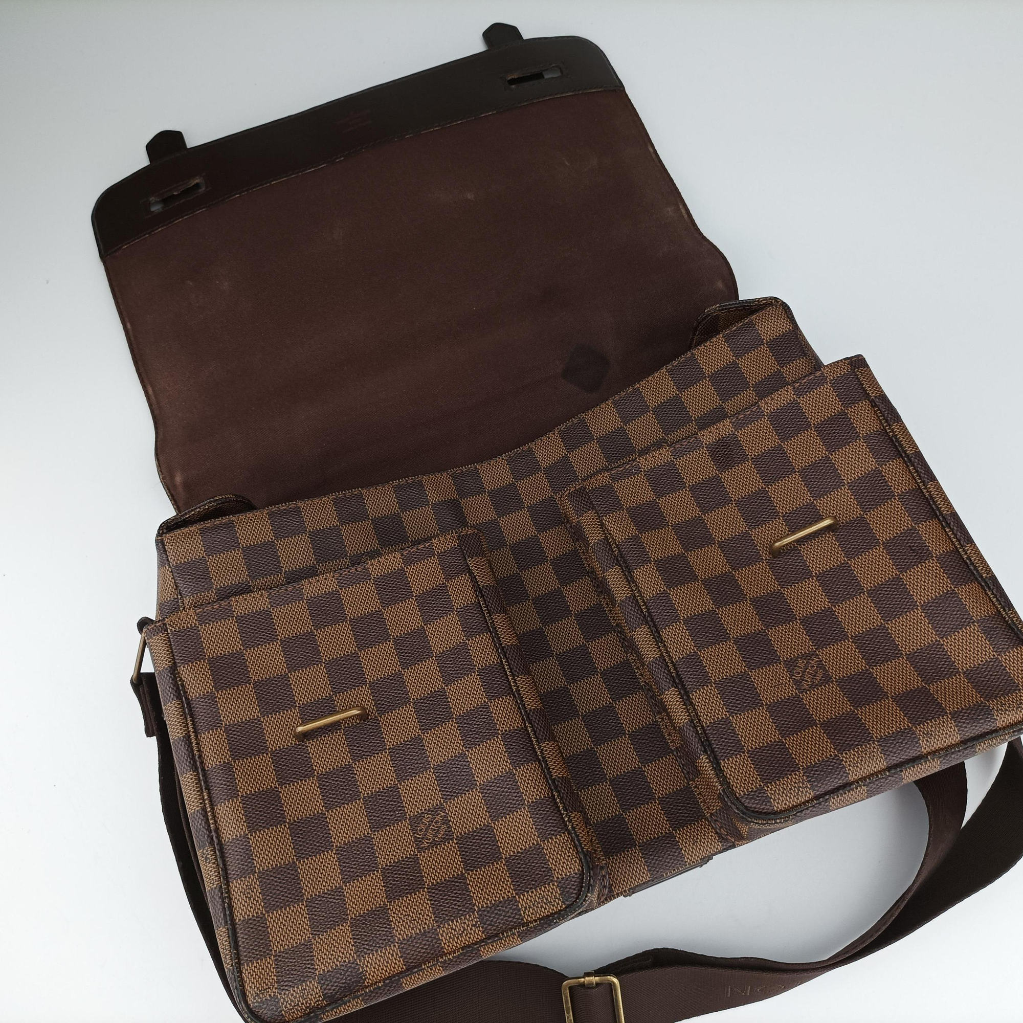 Secondhand Louis Vuitton BROADWAY EBENE Damier Canvas N42270 shoulderbag | stylenewstar