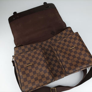 Secondhand Louis Vuitton BROADWAY EBENE Damier Canvas N42270 shoulderbag | stylenewstar