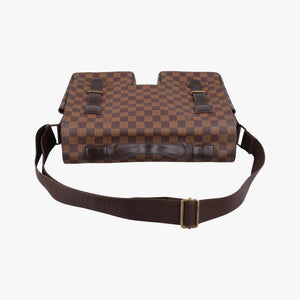 Secondhand Louis Vuitton BROADWAY EBENE Damier Canvas N42270 shoulderbag | stylenewstar