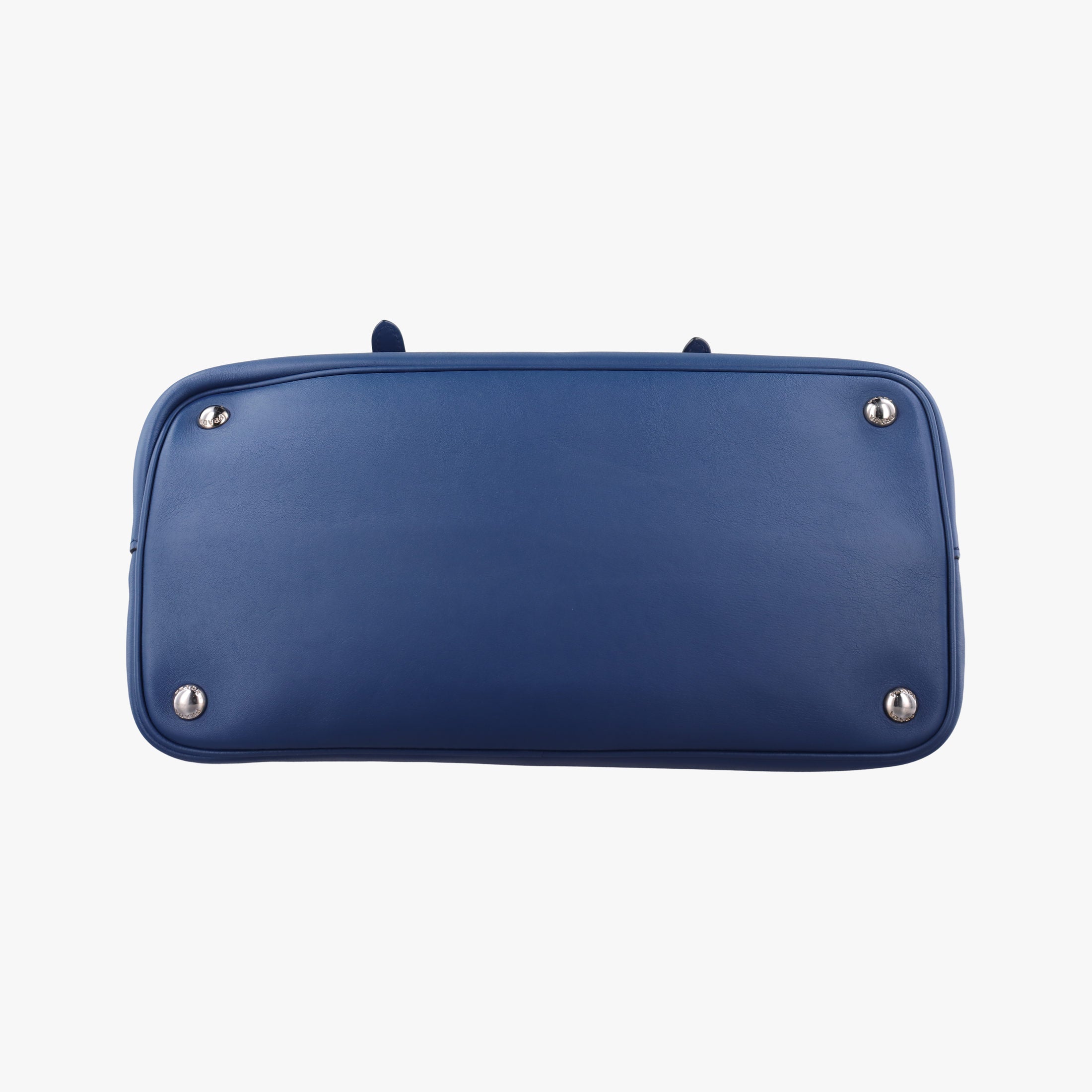 Pre-owned Prada Half Flap Double Turn Lock Blue SAFFIANO Leather BN2821 shoulderbag | stylenewstar