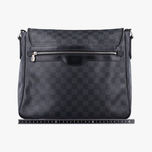 Pre-owned Louis Vuitton DANIEL MM Noir Damier GRAPHITE N58029 shoulderbag | stylenewstar