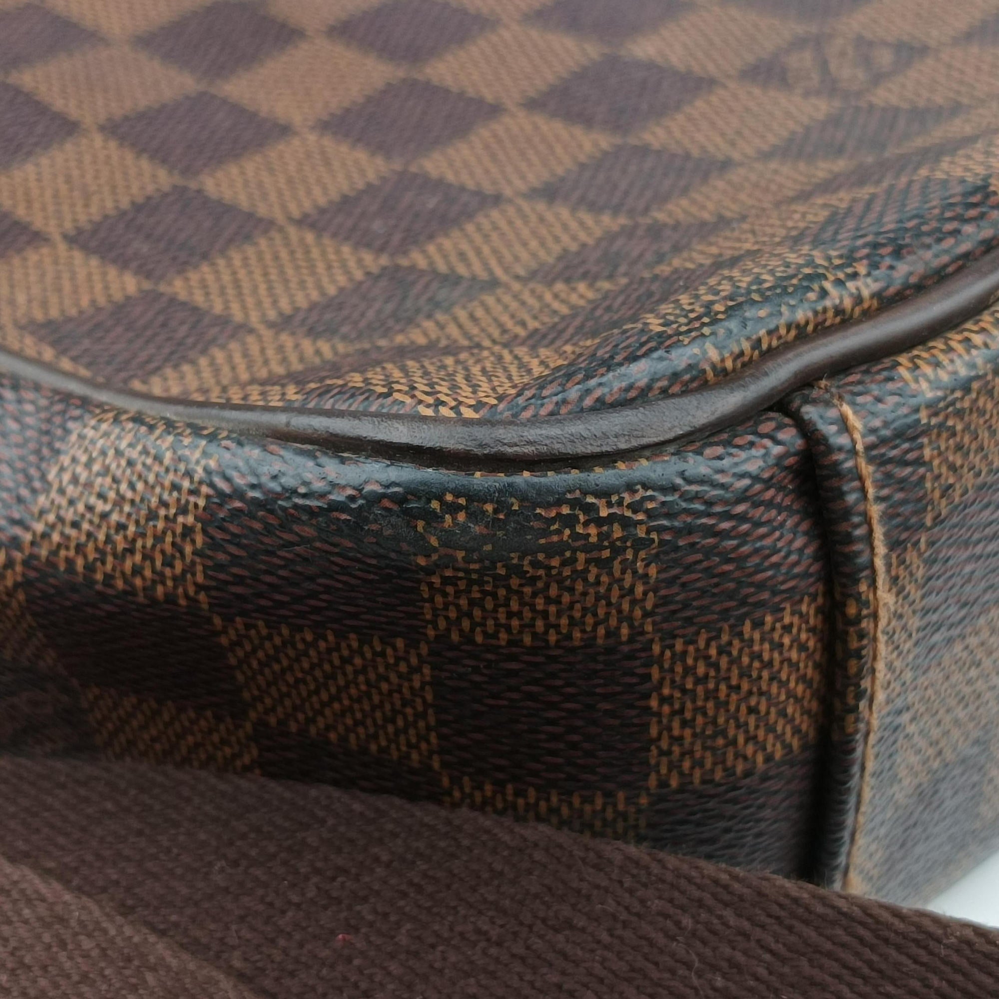 Pre-owned Louis Vuitton Abbesses EBENE Damier Canvas M45257 shoulderbag | stylenewstar
