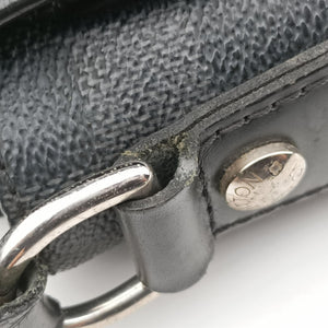Secondhand Louis Vuitton DANIEL MM Noir Damier Graphite N58029 shoulderbag | stylenewstar