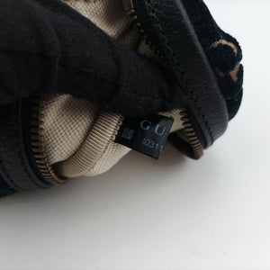 Secondhand Gucci GG Velvet Navy velour 574968 bum bag/waist bag | stylenewstar