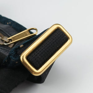 Secondhand Gucci GG Velvet Navy velour 574968 bum bag/waist bag | stylenewstar