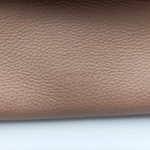 Pre-owned Gucci Bamboo Daily Camel Leather 370831 shoulderbag | stylenewstar