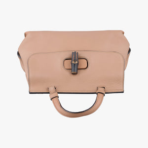 Pre-owned Gucci Bamboo Daily Camel Leather 370831 shoulderbag | stylenewstar