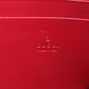 Pre-owned Gucci GG Marmont Red Leather 401232 shoulderbag | stylenewstar