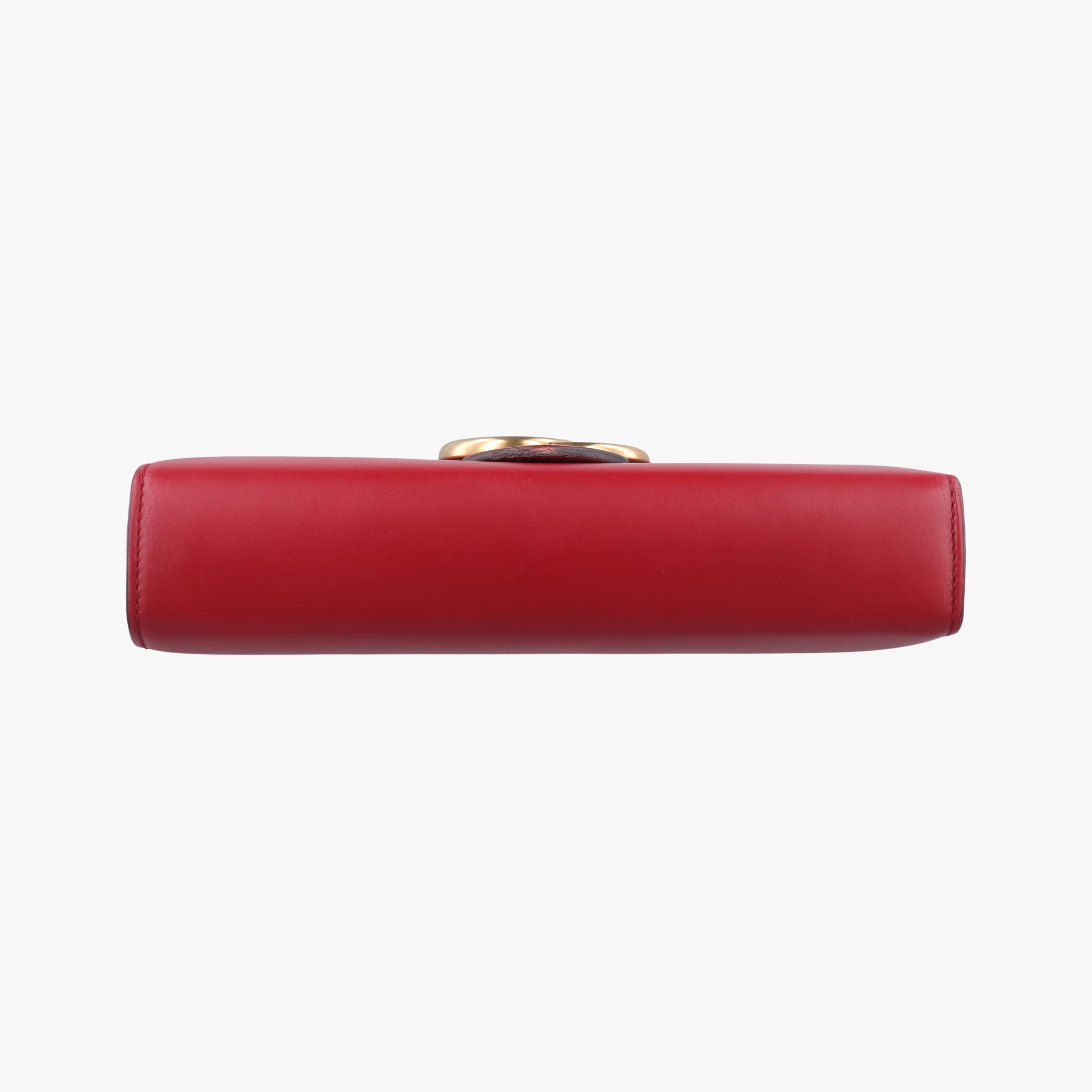 Pre-owned Gucci GG Marmont Red Leather 401232 shoulderbag | stylenewstar
