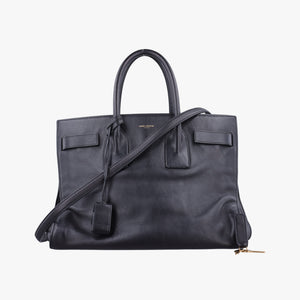 Pre-owned Yves Saint Laurent SAC DE JOUR Black Leather 324823 shoulderbag | stylenewstar