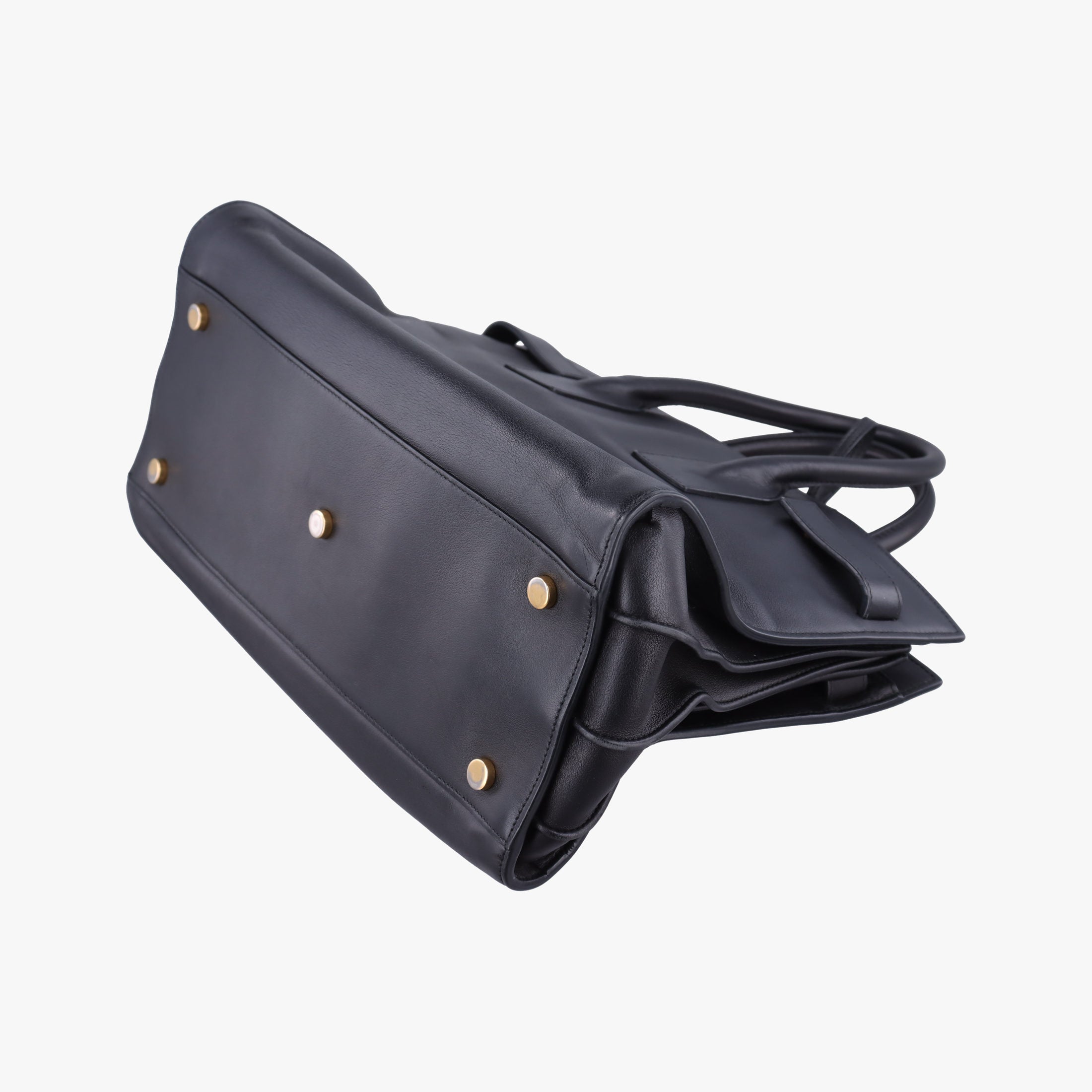 Pre-owned Yves Saint Laurent SAC DE JOUR Black Leather 324823 shoulderbag | stylenewstar