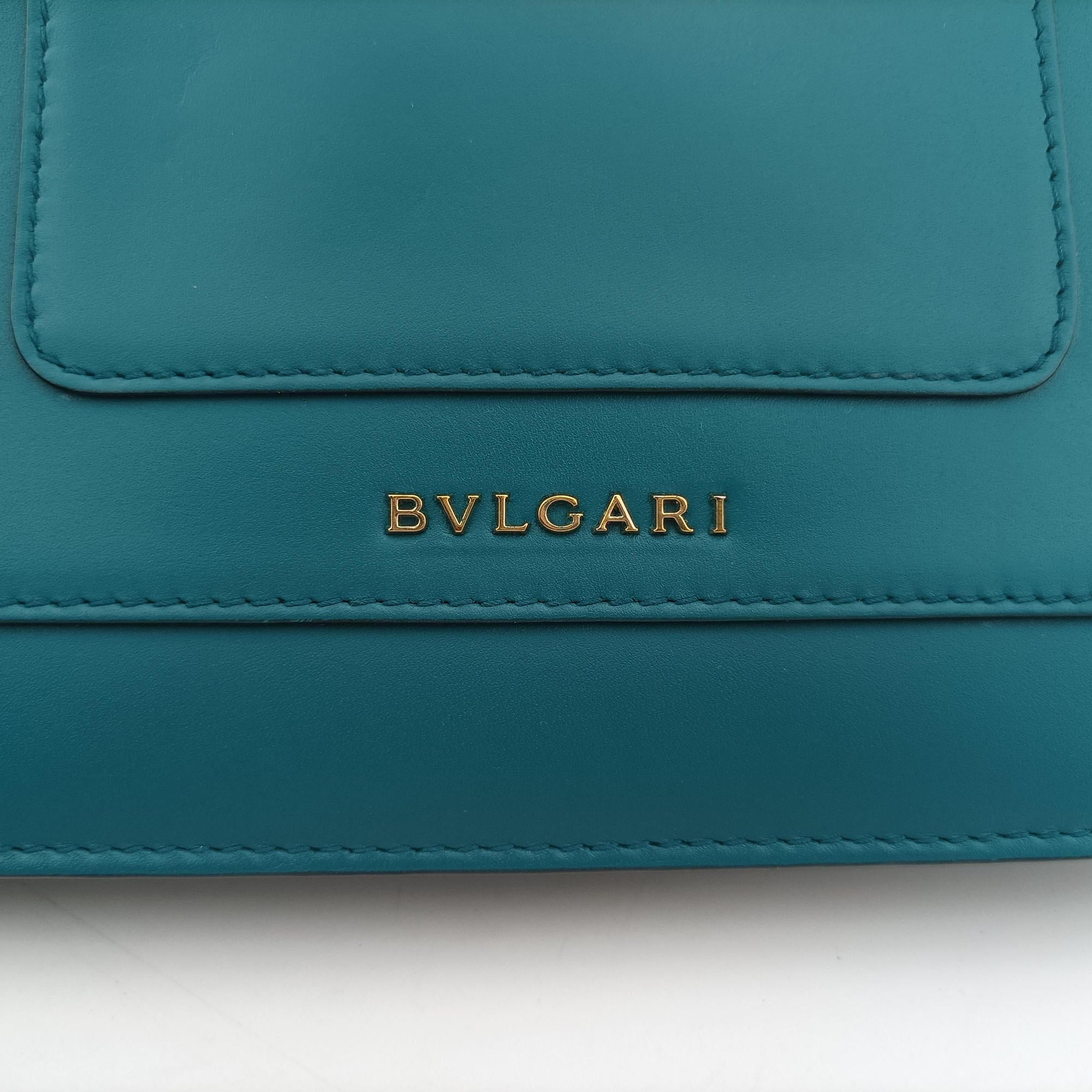 Secondhand Bvlgari SERPENTI FOREVER Blue Leather  shoulderbag | stylenewstar
