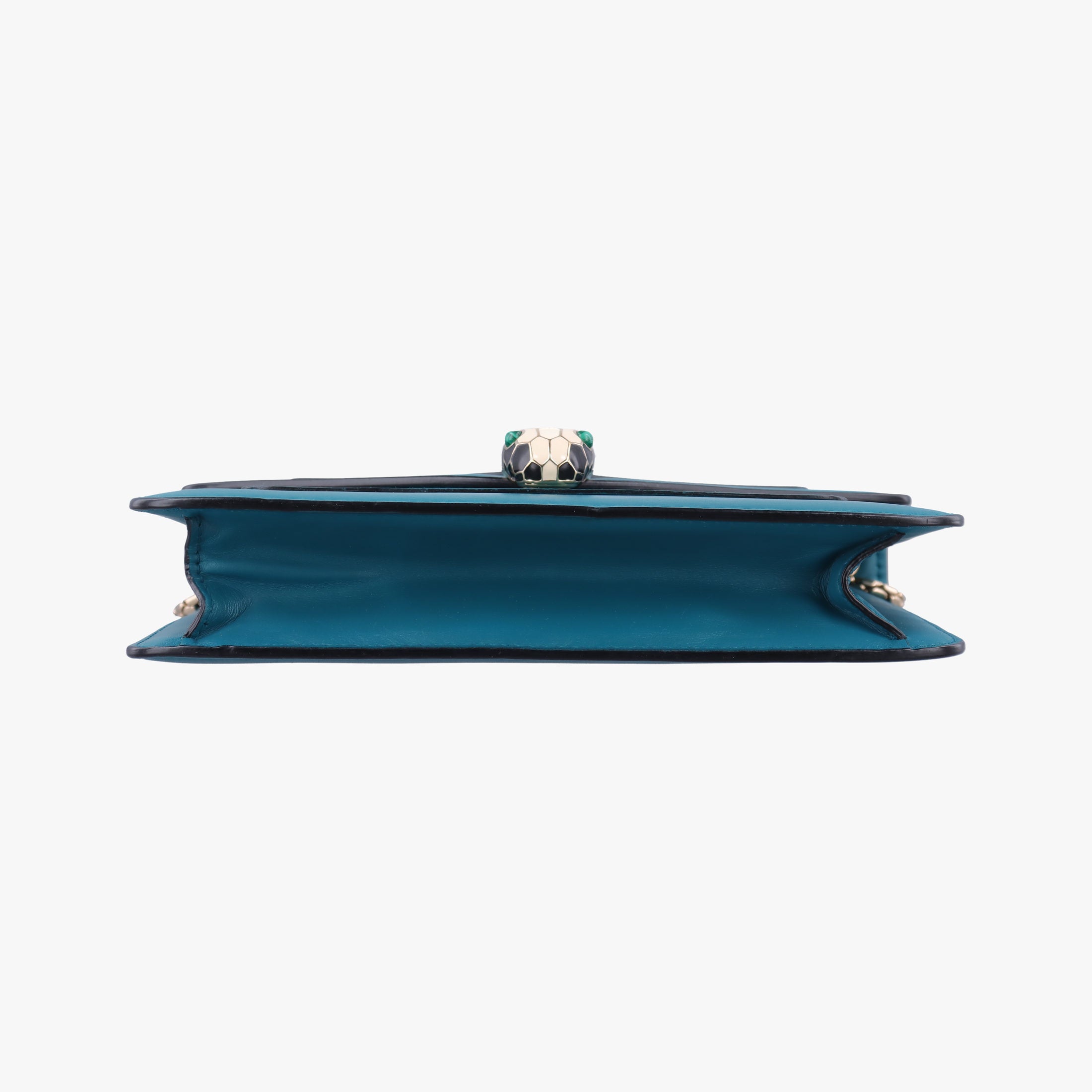 Secondhand Bvlgari SERPENTI FOREVER Blue Leather  shoulderbag | stylenewstar