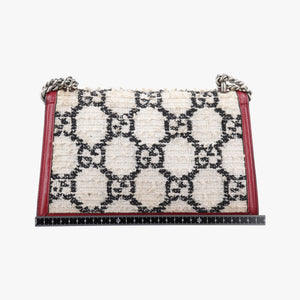 Vintage Gucci Dionysus Ivory × Red × Black Tweed×Leather 400249 shoulderbag | stylenewstar