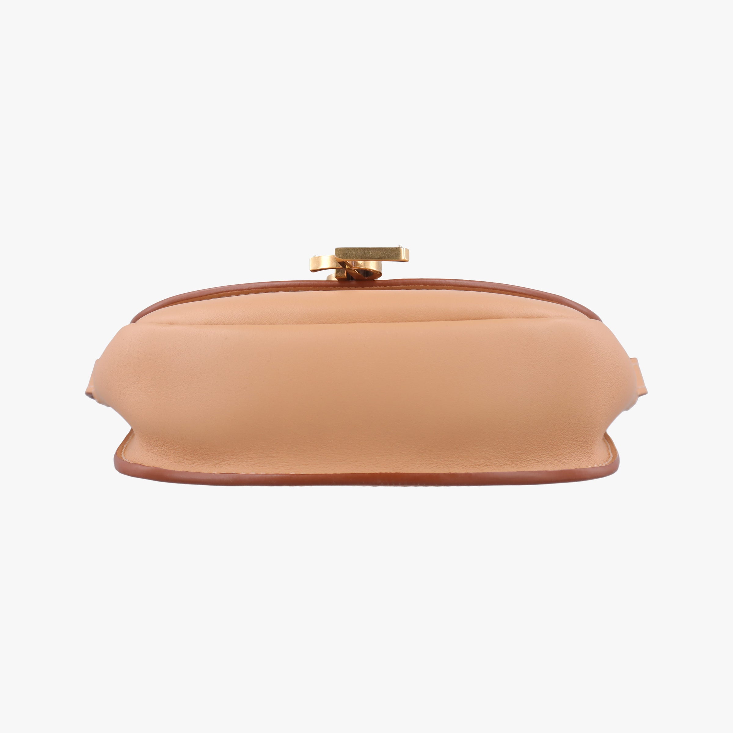 Pre-owned Yves Saint Laurent KAIA Beige Leather 619740 shoulderbag | stylenewstar