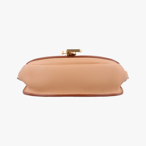 Pre-owned Yves Saint Laurent KAIA Beige Leather 619740 shoulderbag | stylenewstar