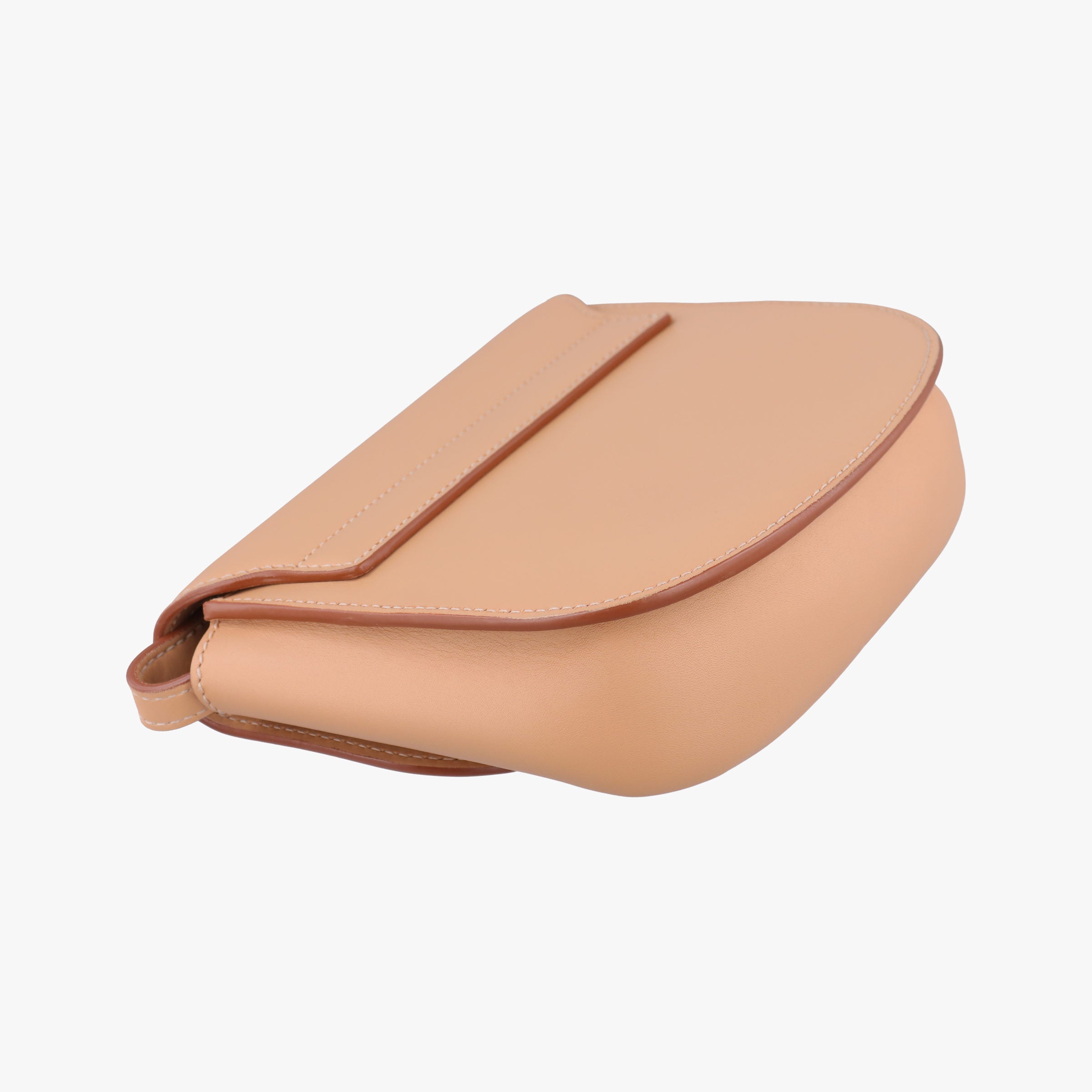 Pre-owned Yves Saint Laurent KAIA Beige Leather 619740 shoulderbag | stylenewstar