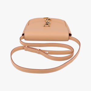 Pre-owned Yves Saint Laurent KAIA Beige Leather 619740 shoulderbag | stylenewstar