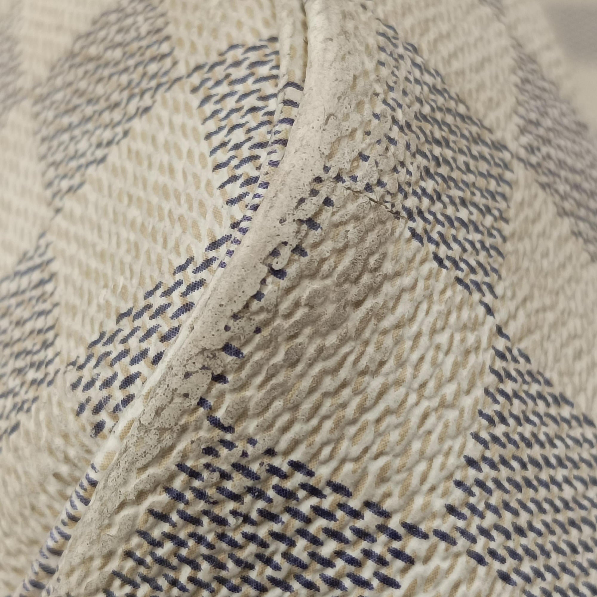 Pre-owned Louis Vuitton NEVERFULL GM AZUR Damier Canvas N51108 handbag | stylenewstar
