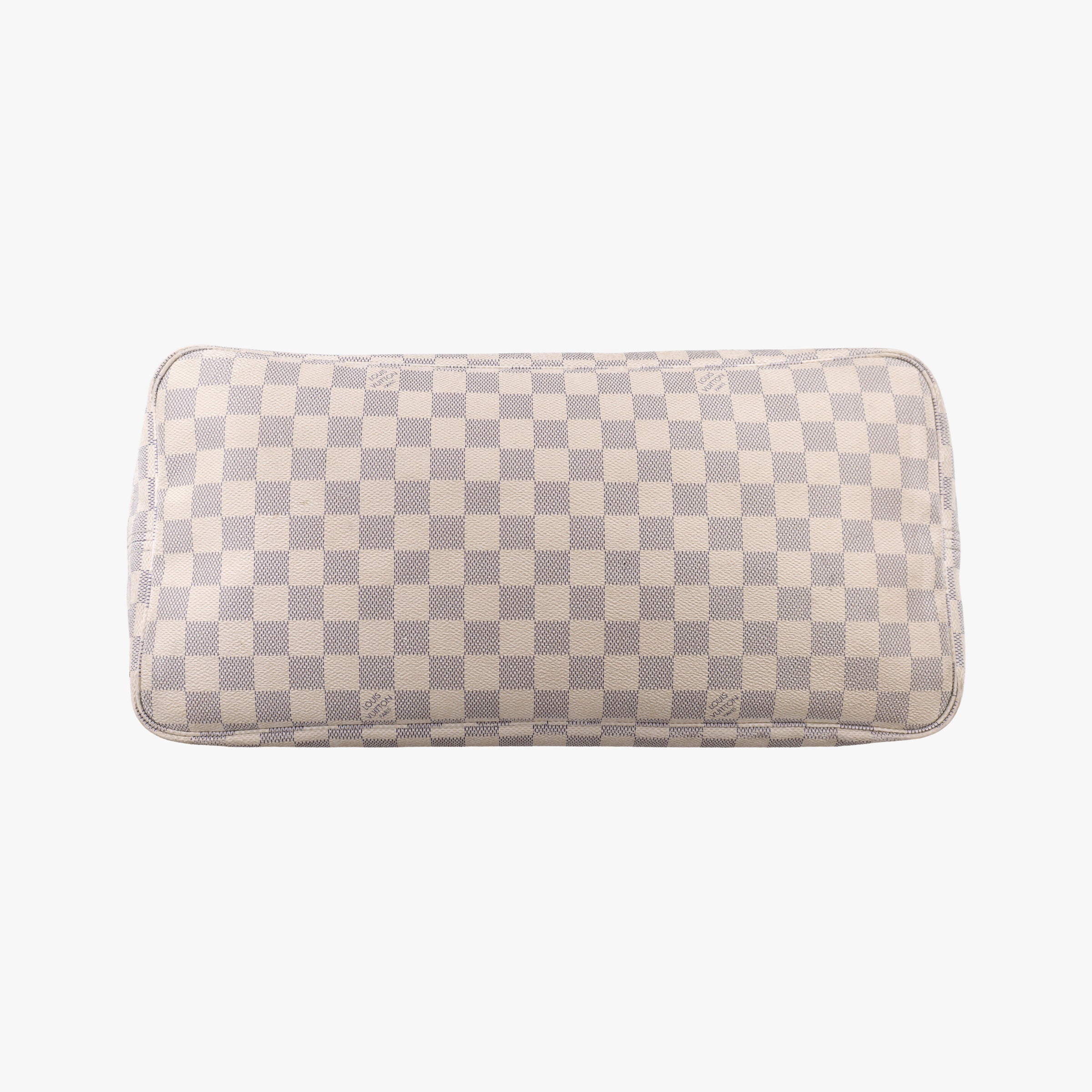 Pre-owned Louis Vuitton NEVERFULL GM AZUR Damier Canvas N51108 handbag | stylenewstar