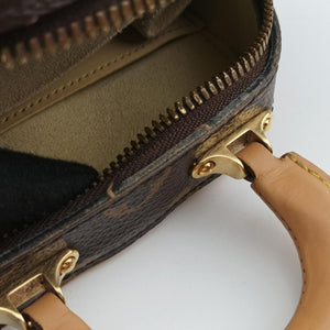 Vintage Louis Vuitton Valisette Vertical Brown Monogram Canvas×calf leather M68623 shoulderbag | stylenewstar