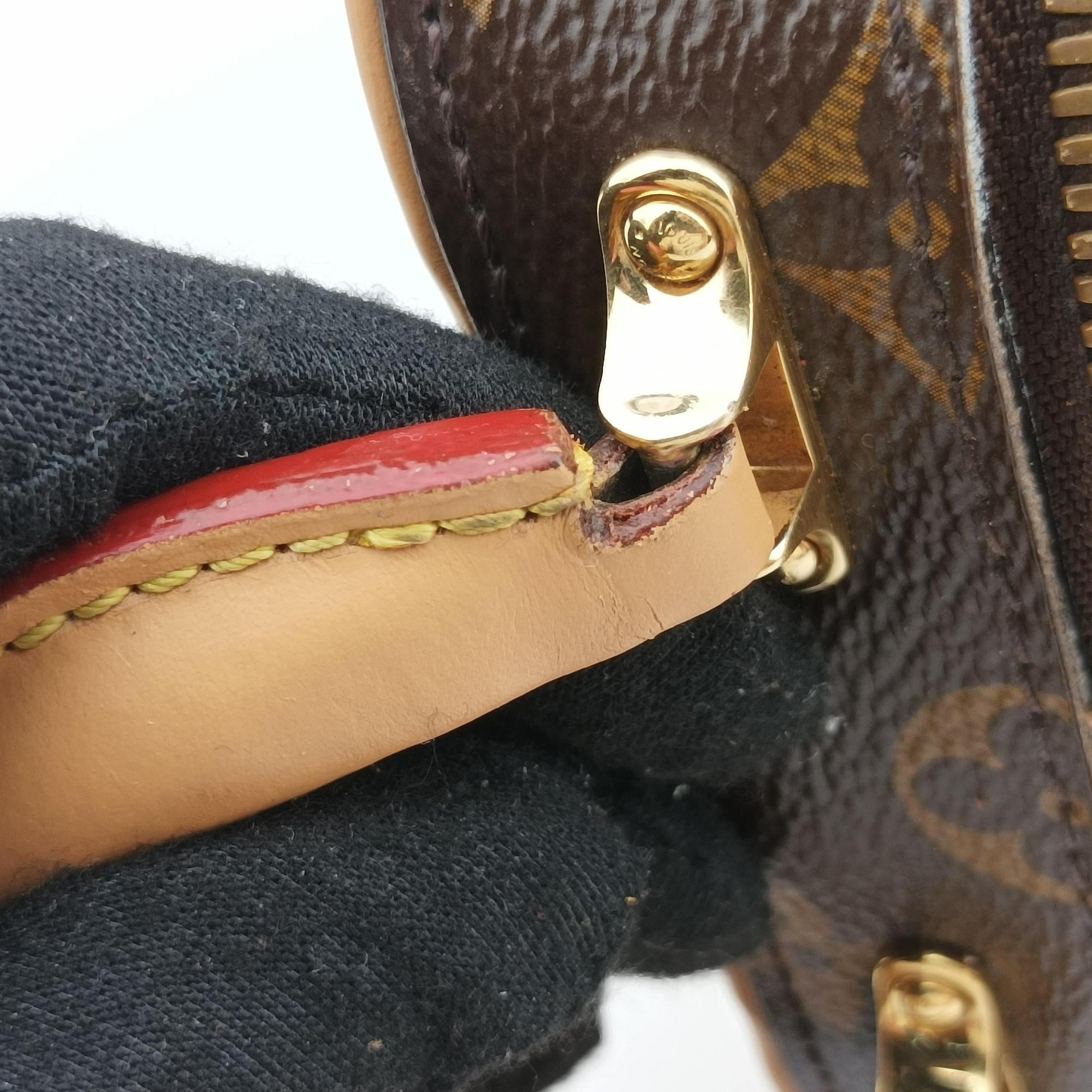 Vintage Louis Vuitton Valisette Vertical Brown Monogram Canvas×calf leather M68623 shoulderbag | stylenewstar