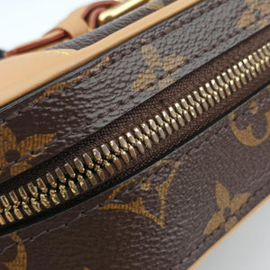 Vintage Louis Vuitton Valisette Vertical Brown Monogram Canvas×calf leather M68623 shoulderbag | stylenewstar