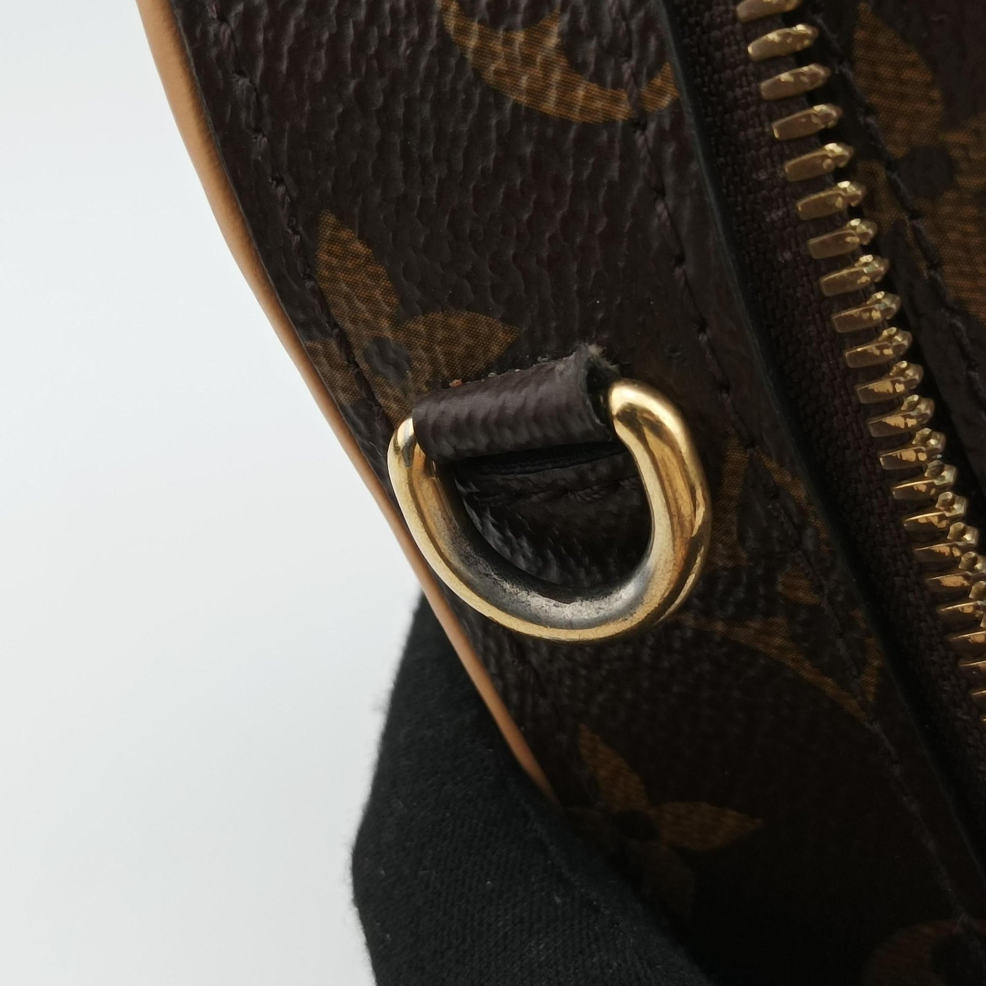 Vintage Louis Vuitton Valisette Vertical Brown Monogram Canvas×calf leather M68623 shoulderbag | stylenewstar