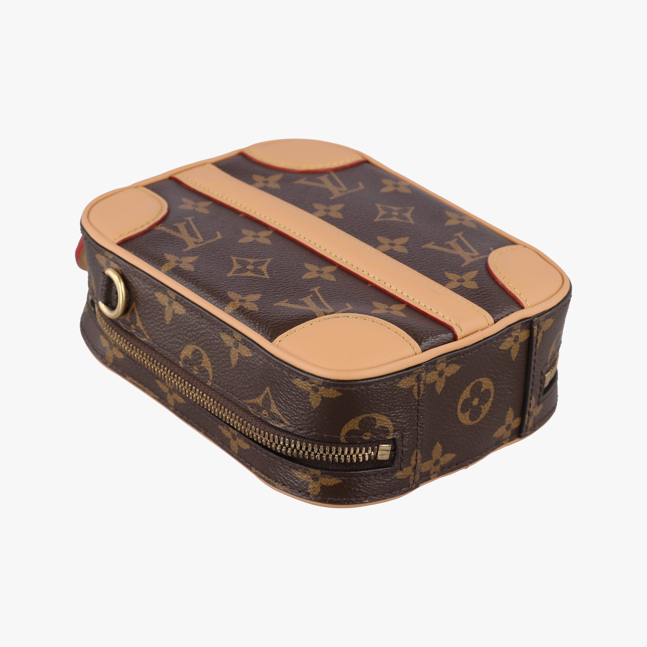 Vintage Louis Vuitton Valisette Vertical Brown Monogram Canvas×calf leather M68623 shoulderbag | stylenewstar