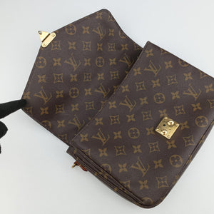 Secondhand Louis Vuitton Pochette Metis MM Brown Monogram Canvas M44875 shoulderbag | stylenewstar