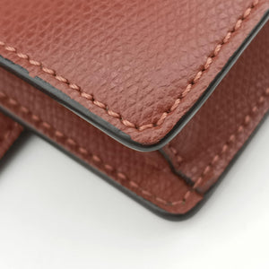 Pre-owned Fendi F is Brown Leather 8BM005 shoulderbag | stylenewstar