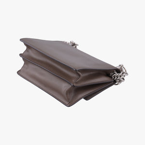 Pre-owned Fendi Kan I Brown Leather 8M0381 shoulderbag | stylenewstar