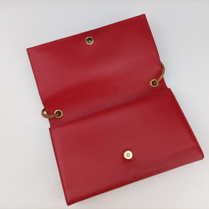 Vintage Yves Saint Laurent KATE Red Leather 326078 shoulderbag | stylenewstar