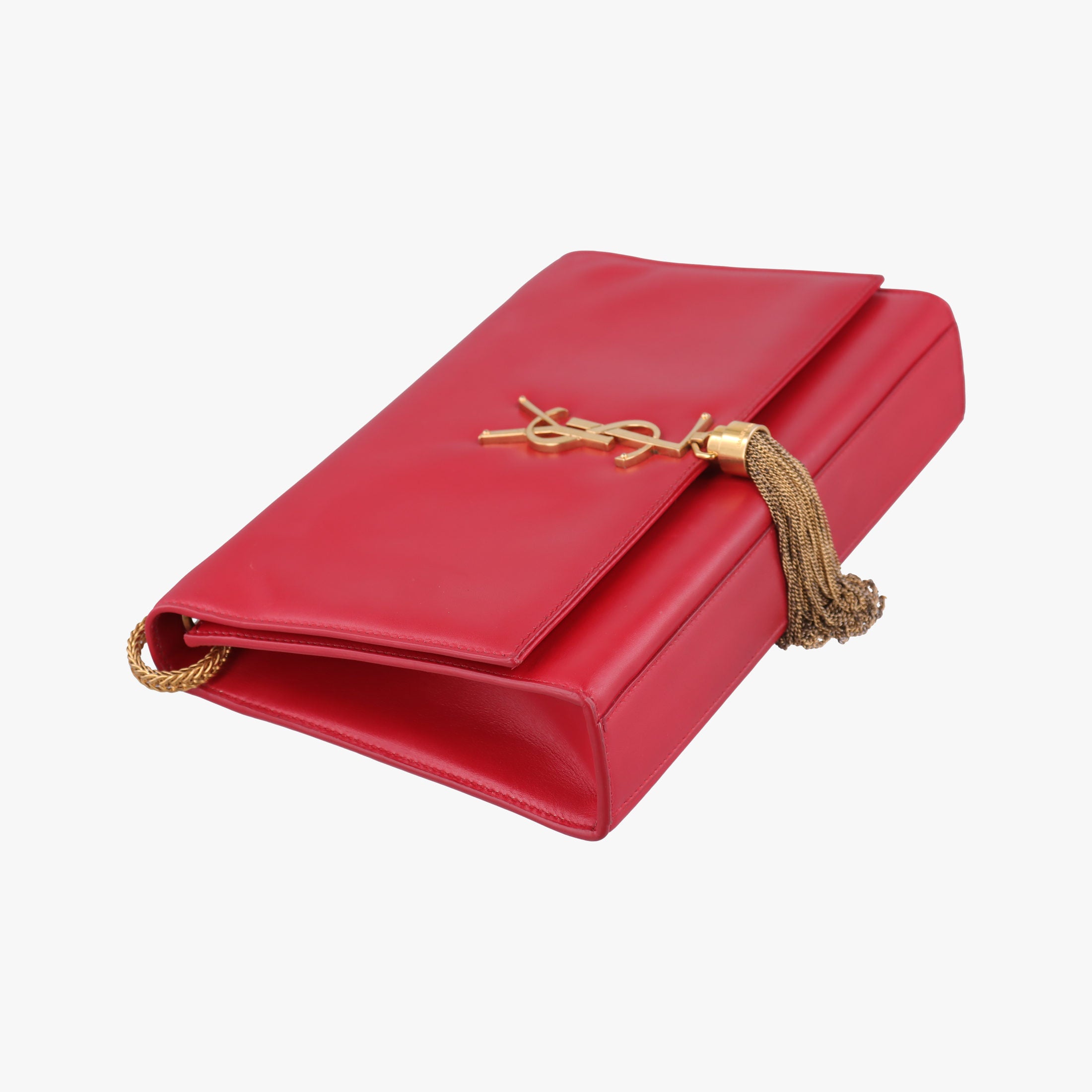 Vintage Yves Saint Laurent KATE Red Leather 326078 shoulderbag | stylenewstar