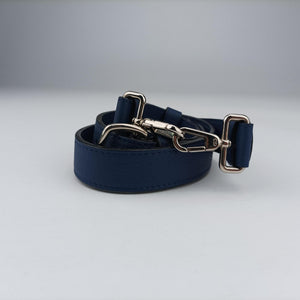 Pre-owned Christian Dior Open Bar Blue Leather  shoulderbag | stylenewstar