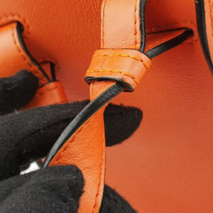 Pre-owned Loewe hammock Orange leather  shoulderbag | stylenewstar