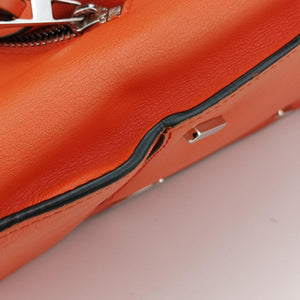 Pre-owned Loewe hammock Orange leather  shoulderbag | stylenewstar