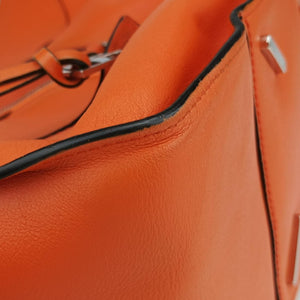 Pre-owned Loewe hammock Orange leather  shoulderbag | stylenewstar
