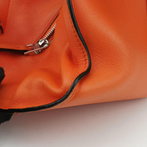 Pre-owned Loewe hammock Orange leather  shoulderbag | stylenewstar