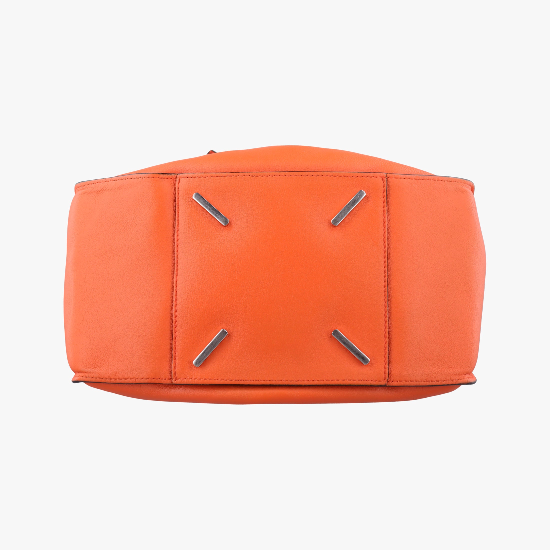 Pre-owned Loewe hammock Orange leather  shoulderbag | stylenewstar