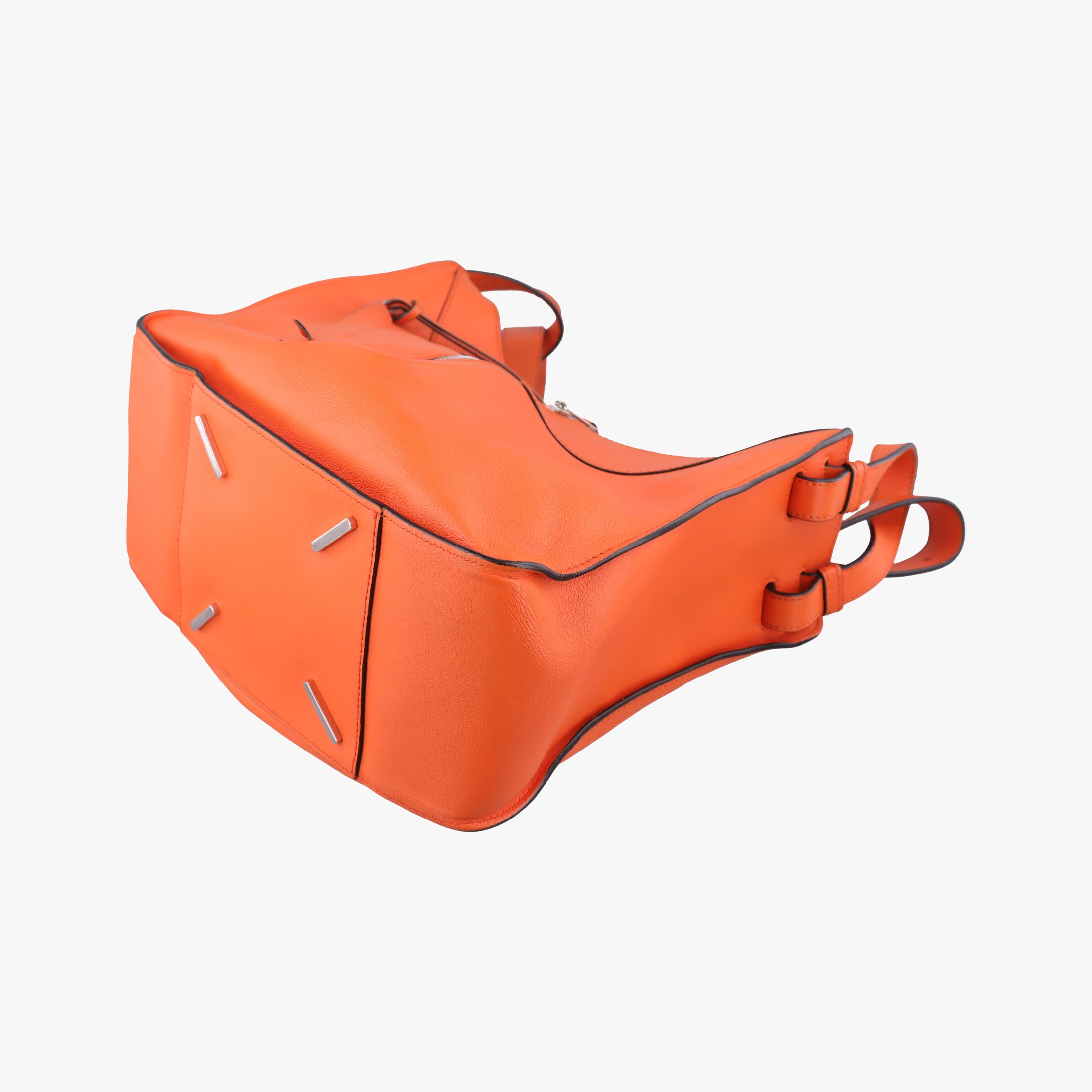 Pre-owned Loewe hammock Orange leather  shoulderbag | stylenewstar