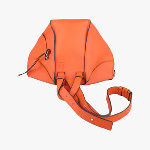 Pre-owned Loewe hammock Orange leather  shoulderbag | stylenewstar