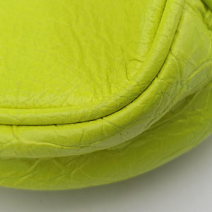 Pre-owned Balenciaga Le Cagole Green lambskin  shoulderbag | stylenewstar