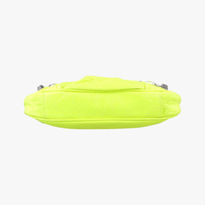 Pre-owned Balenciaga Le Cagole Green lambskin  shoulderbag | stylenewstar