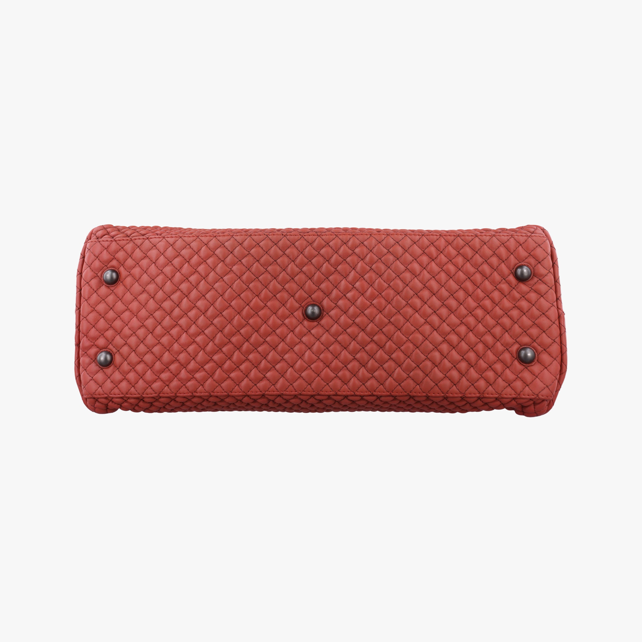Secondhand Bottega Veneta Intrecciato Maroon lambskin  handbag | stylenewstar