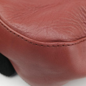 Pre-owned Bottega Veneta Intrecciato Shopper Acatl Red lambskin  handbag | stylenewstar