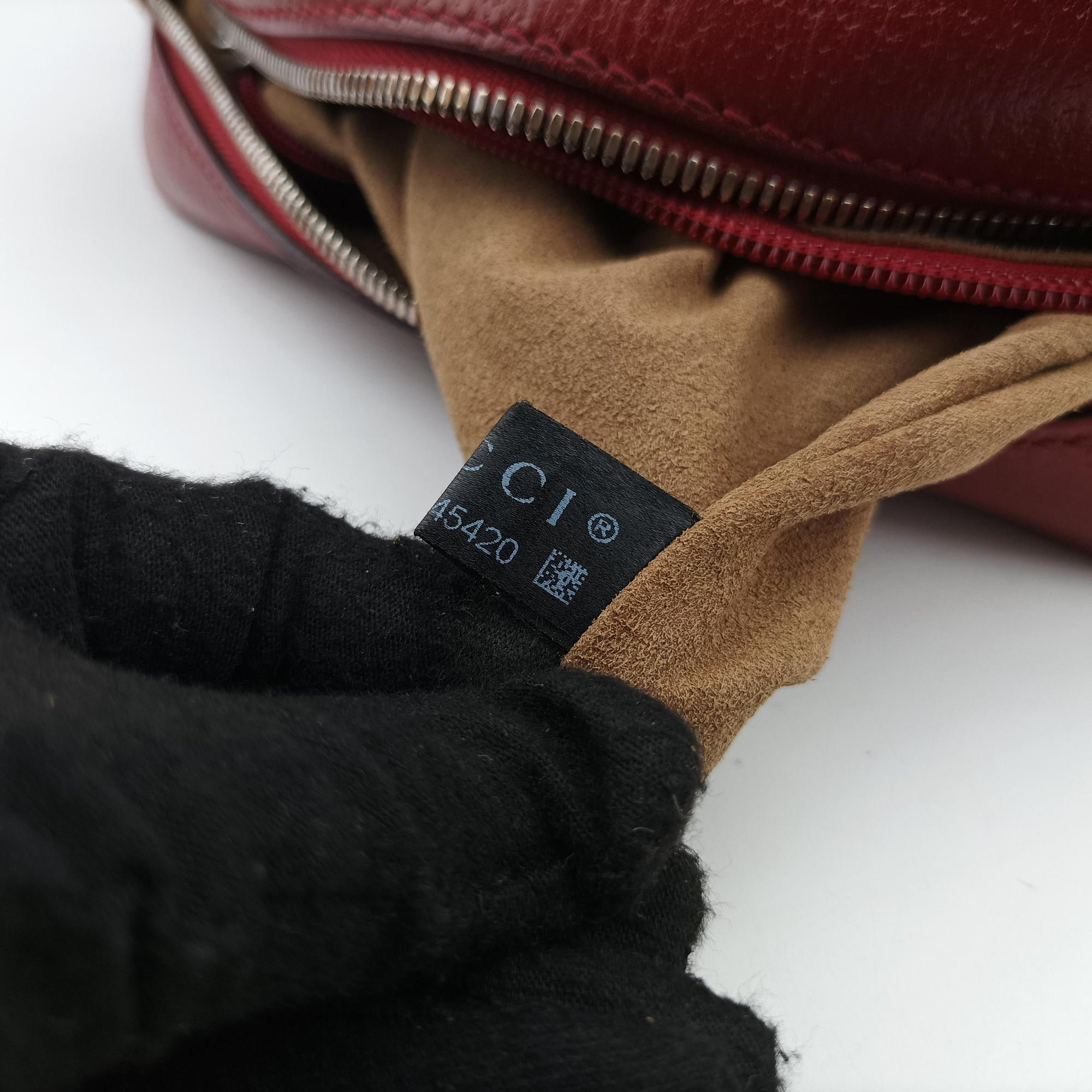 Pre-owned Gucci GG Supreme Tian Camera Brown PVC coated canvas×Leather 450947 shoulderbag | stylenewstar