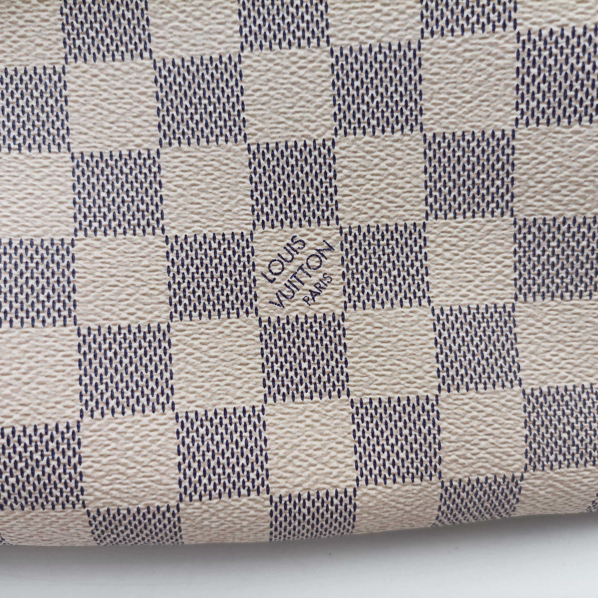 Pre-owned Louis Vuitton NEVERFULL GM Azur Damier Canvas N51108 handbag | stylenewstar