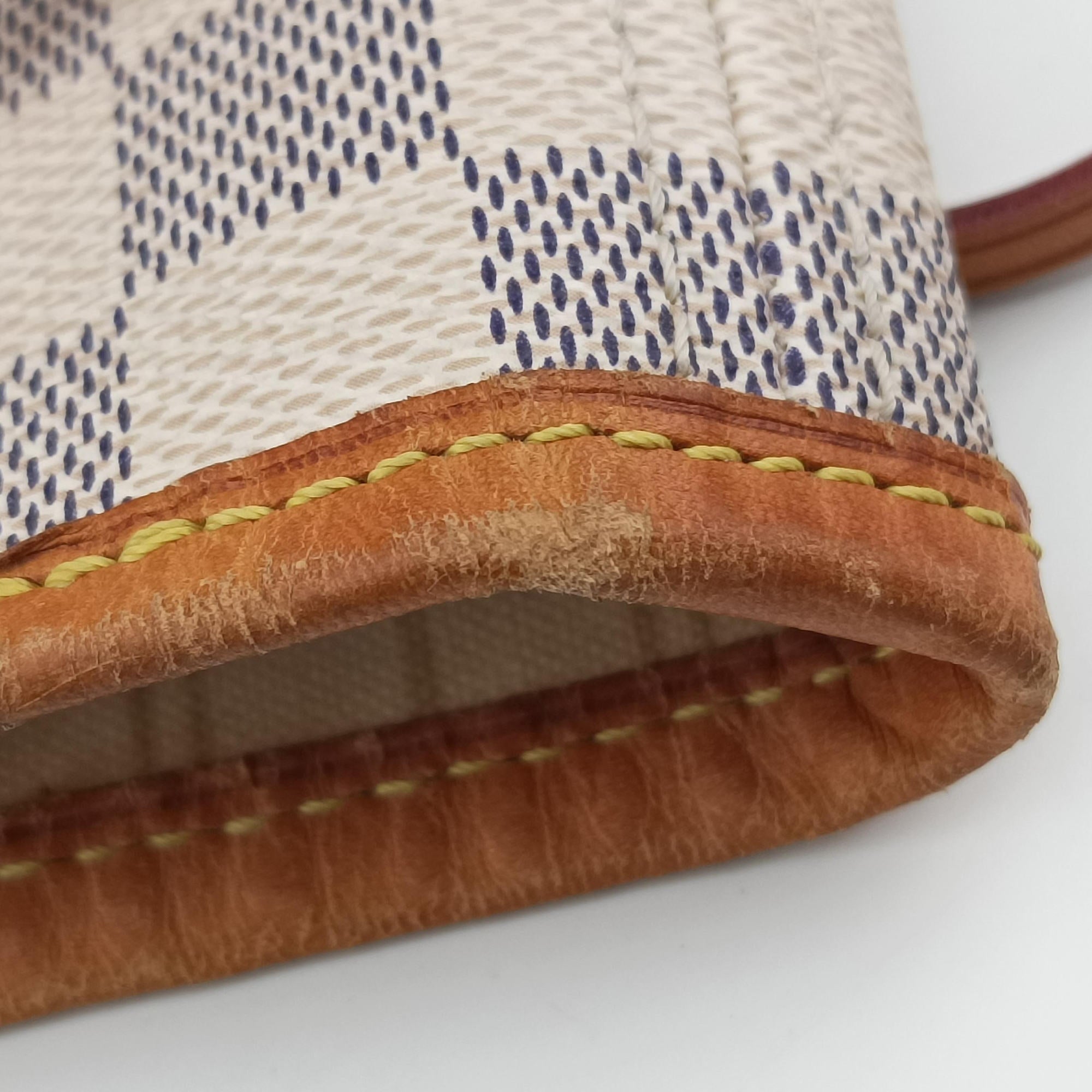 Pre-owned Louis Vuitton NEVERFULL GM Azur Damier Canvas N51108 handbag | stylenewstar